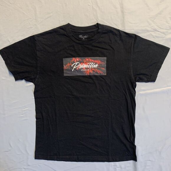 Primitive Skateboarding Men's Graphic T Shirt Large Black Streetwear Casual - Picture 1 of 5